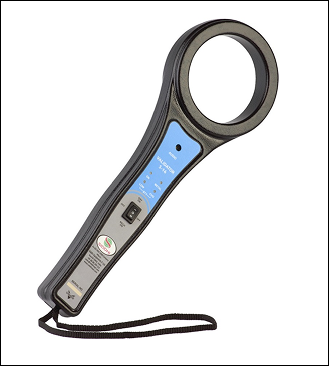 Black Hand Held Metal Detector