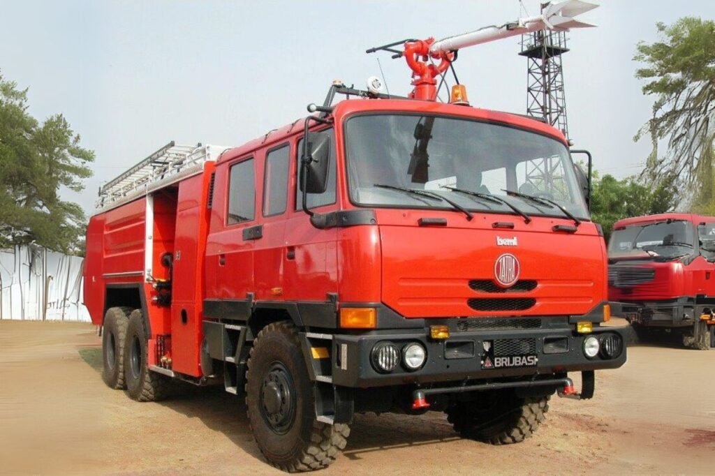 Red Air Crash Fire Tender