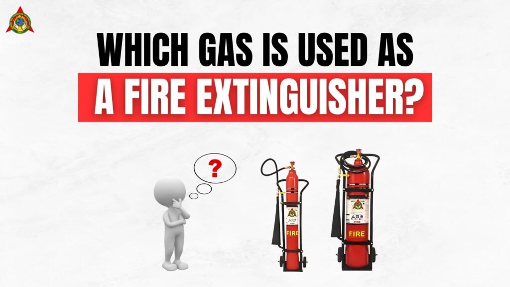 Which gas is used as a fire extinguisher